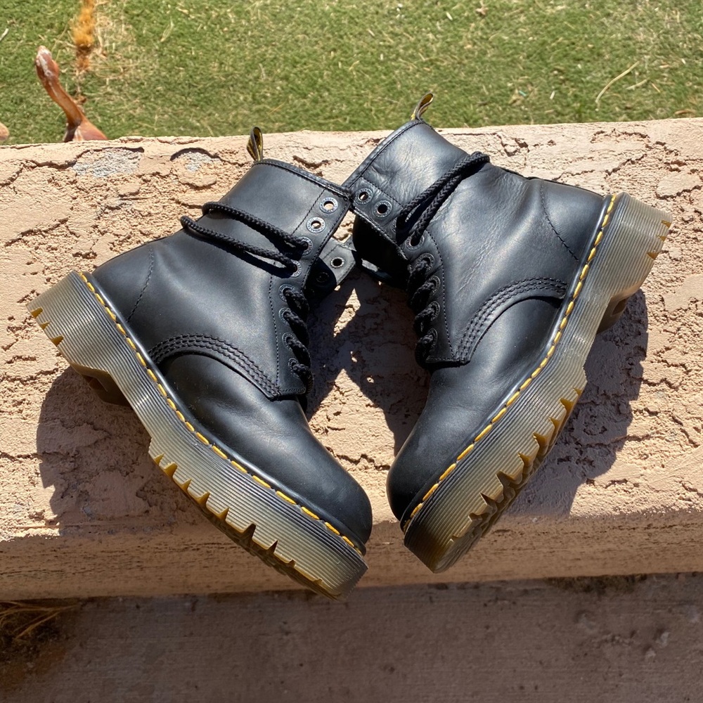Dr Martens RARE 1460 PLATFORM BEX SOLE MIE boots - Picture 6 of 16